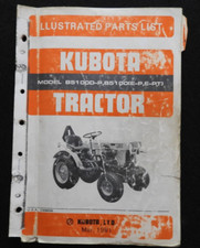 1978-1984 Kubota 5100 B5100D-P B5100E-P B5100E-PT Tracteur Pièces Catalogue
