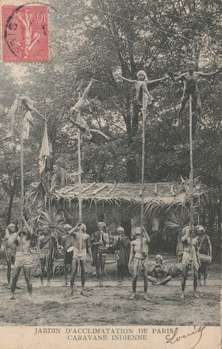 Cpa paris xvi - xvi°, jardin