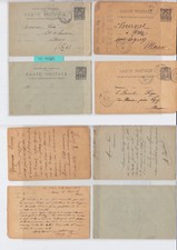 Old postcard France couriers postage stamps lot 918/6