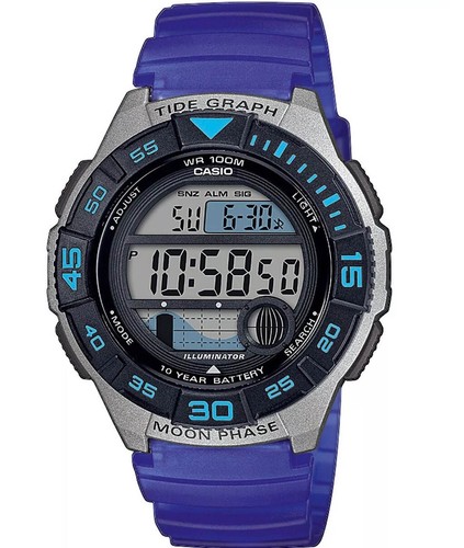 Casio digital watch men - casio, 43mm