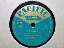 DANY DAUBERSON - Ma Ville / Chanson Aphrodisiaque 78 rpm disc (A++)