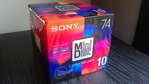 Minidisc sony color - minidisc,