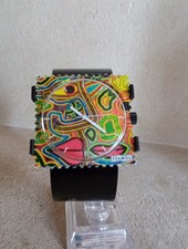 Montre bracelet femme Stamps. Pile neuve. Bracelet cuir.