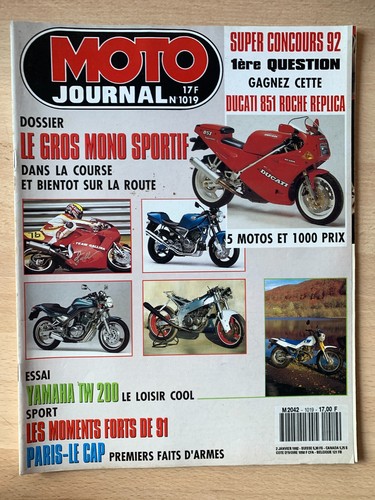 Moto journal 1019 du - journal,