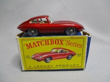 1962 AJ808 MATCHBOX LESNEY JAGUAR TYPE E REF 32 MEDIUM CONDITION