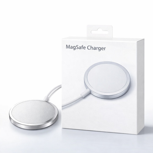 Chargeur magsafe argent - -,