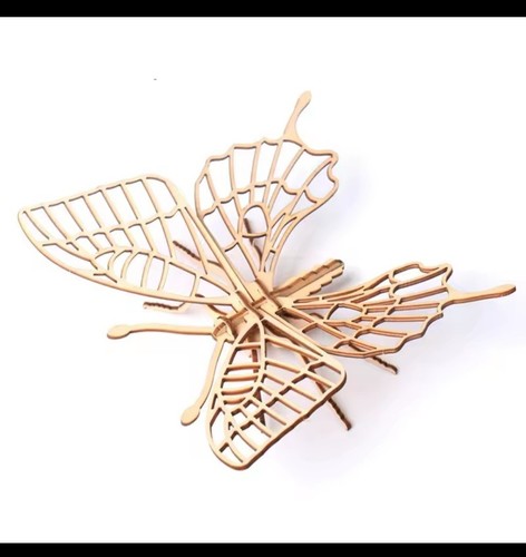 Puzzle bois papillon - puzzle, 3d