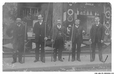 CAR-ABSP9-0670-JEUX - Billard - Carte photo a localisé - Vendu en etat