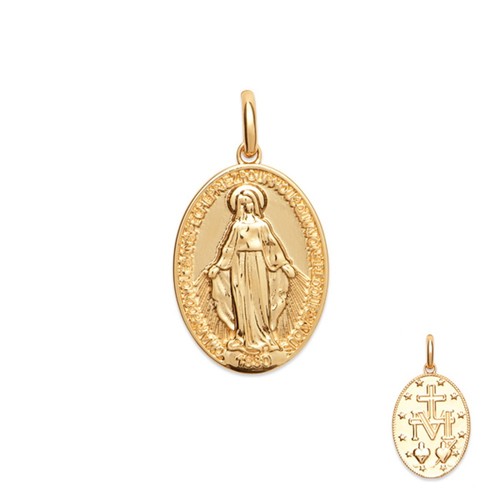 Pendentif relief vierge marie - relief,