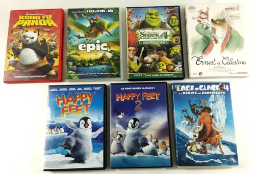 Lot dvd dessins - vf,