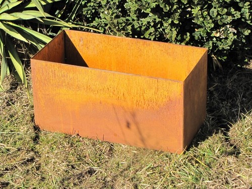 Jardinière rouille noble - en,