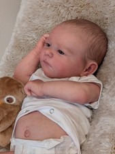 WILLIAMS NURSERY COA Realborn Ruby Awake SO Newborn Baby BOY Reborn Art Doll 19"