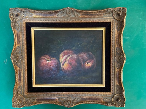 Belle nature morte pêches - morte,,