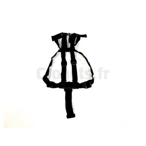 Harnais noir pour poussette - harnais,
