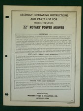 WESTERN TOOL 22" ROTARY MOWER