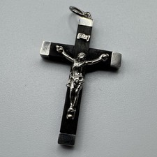 croix - Crucifix ancien - Bois