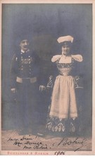 Théodore BOTREL & his wife Dedication (photo Boissonnas & Magnin)