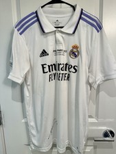 Adidas 2022/23 Real Madrid Home Champions Edition Final 14 STAR Jersey Shirt