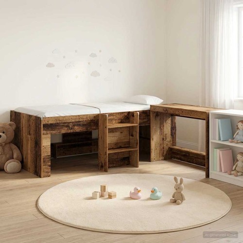 Lit haut pour enfants - , avec
