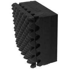 6 Pcs Panneau D'isolation Acoustique En Éponge Insonorisante Pavé Absorbant Le