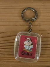 KEYCHAIN - OBELIX (and Asterix) PILOT DIARY - Vintage Comic 1960s