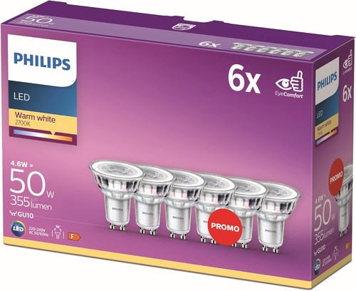Ampoules led philips gu10 50w - led,