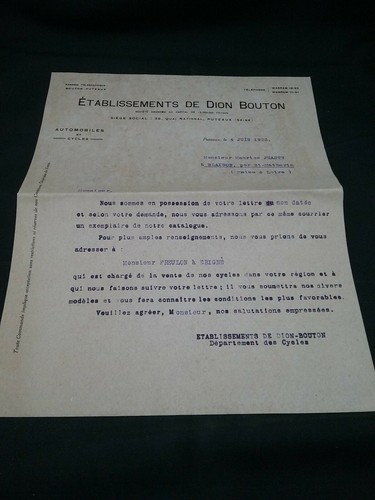 Ancien courrier date juin - date,