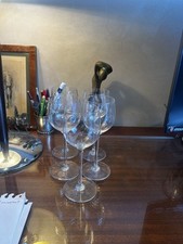 Lot de 5 verres à vin en
