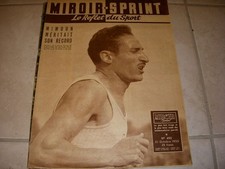 MIROIR SPRINT 490 31.10.1955 ATHLE MIMOUN VELO PISTE COPPI ANQUETIL DARRIGADE