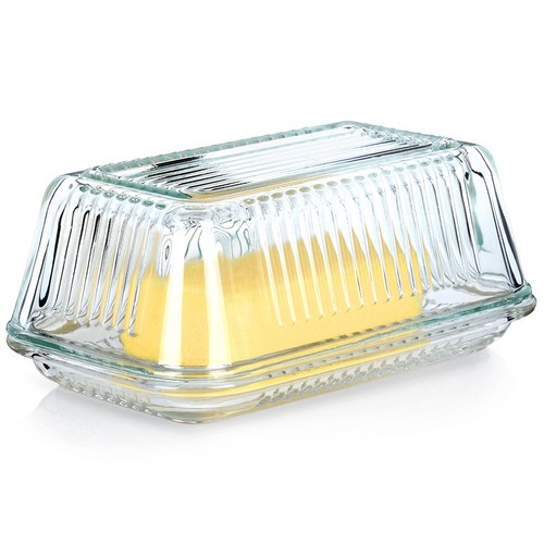 Beurrier verre cloche - beurrier, à