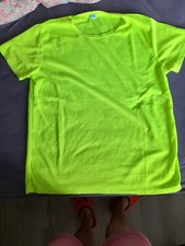 T-shirt de sport vert fluo