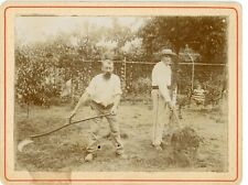 PHOTO Photography, Men in the Garden Tool Antique Gardeners Life Scene 1900