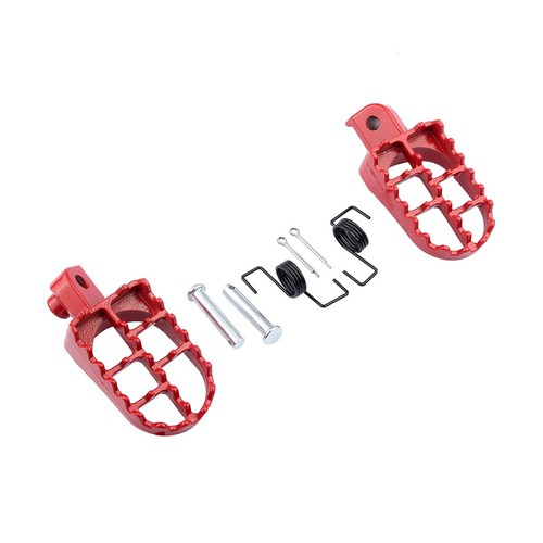 Pieds rouge dirt - bike, pour