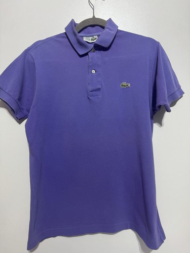 Polo lacoste bleu taille en - m,
