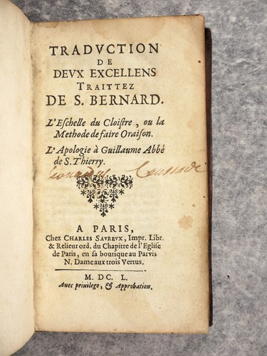 Saint bernard deux traites - saint,