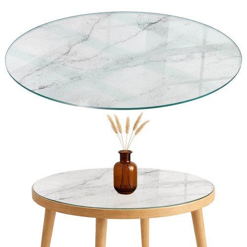Plateau table verre haut - table, en