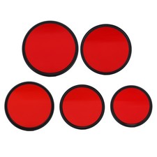 Threaded Camera Lens Filter Full Red Color Filter Optical Glass For Camera