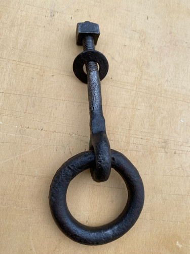 Ancien anneau fer - en, forgé