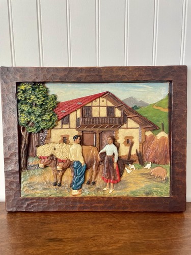 Tableau bois sculpté en - tableau,