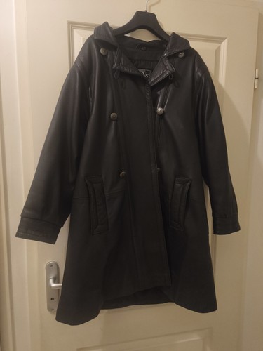 Manteau long cuir agneau - long, d'agneau