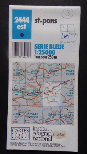 Carte ign série bleue - ign,