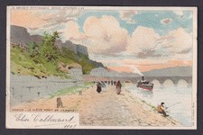 Carte postale ancienne Belgique Namur Old Jambes Bridge 1905