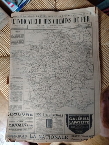 Indicateur chemin fer - ds,