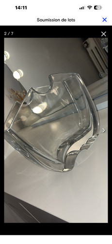 Vase cristal baccarat océanie - cristal,