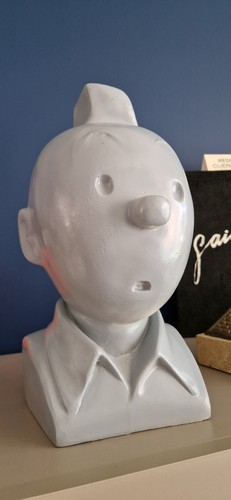 Grand buste tintin milou - buste,