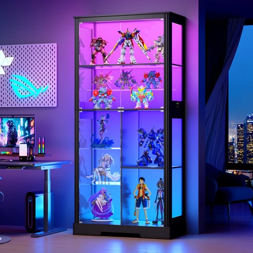 Display cabinet with glass - display,