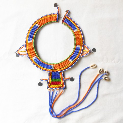 Ancien collier africain massai - collier,