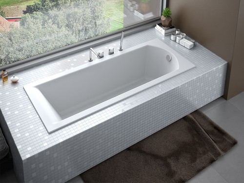 Baignoire rectangulaire 160x70 - baignoire,