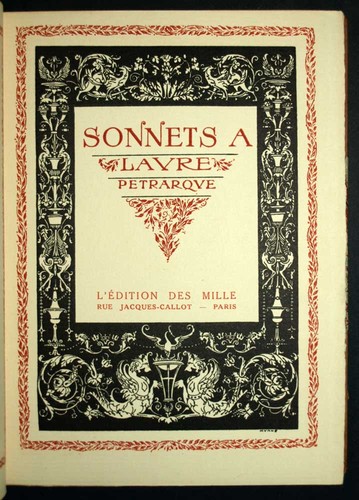 Sonnet laure par petrarque - sonnet,