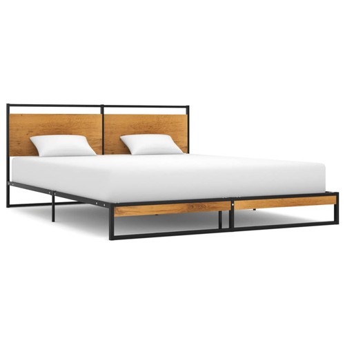 Cadre lit métal 160x200 cm - de,